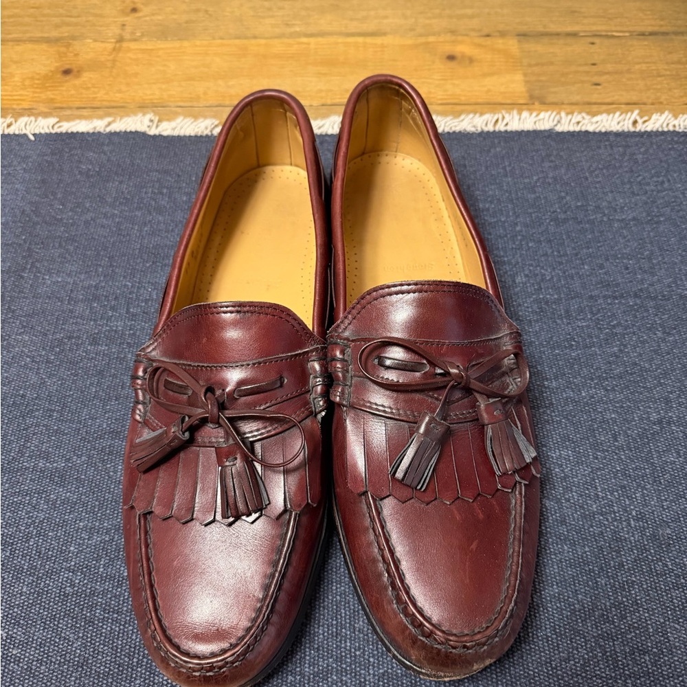 Allen Edmonds Brown Stoughton Kiltie Loafers Size 13B